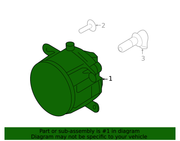 Genuine Porsche parts diagram