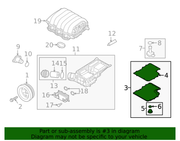 Genuine Porsche parts diagram