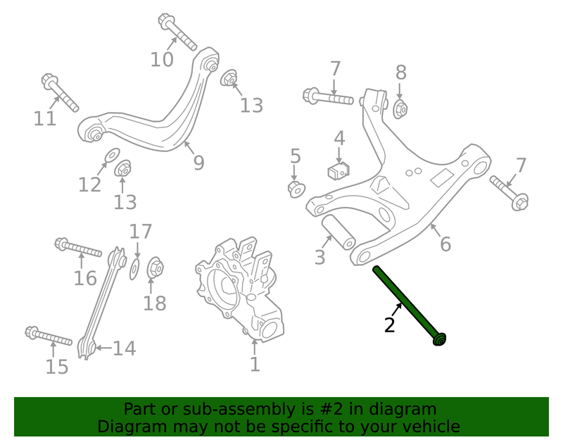 Genuine Porsche parts diagram