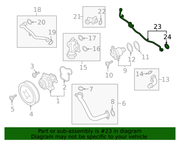 Genuine Porsche parts diagram