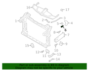Genuine Porsche parts diagram