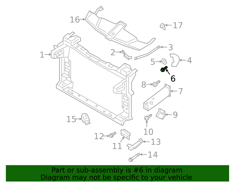 Genuine Porsche parts diagram
