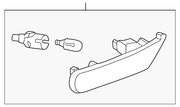 Genuine Porsche parts diagram