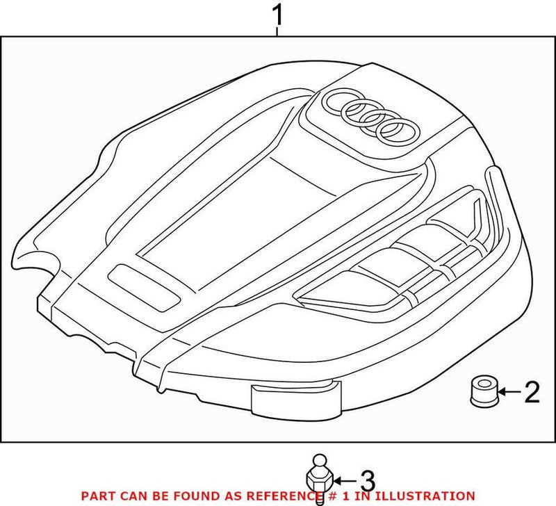 Genuine VW/Audi Engine Cover 80A103925E – Genuine VW/Genuine VW/Audi