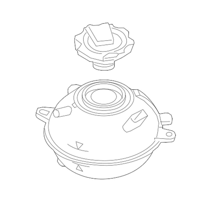 Genuine VW/Audi Engine Coolant Reservoir 80A121405AQ – Genuine VW/Genuine VW/Audi