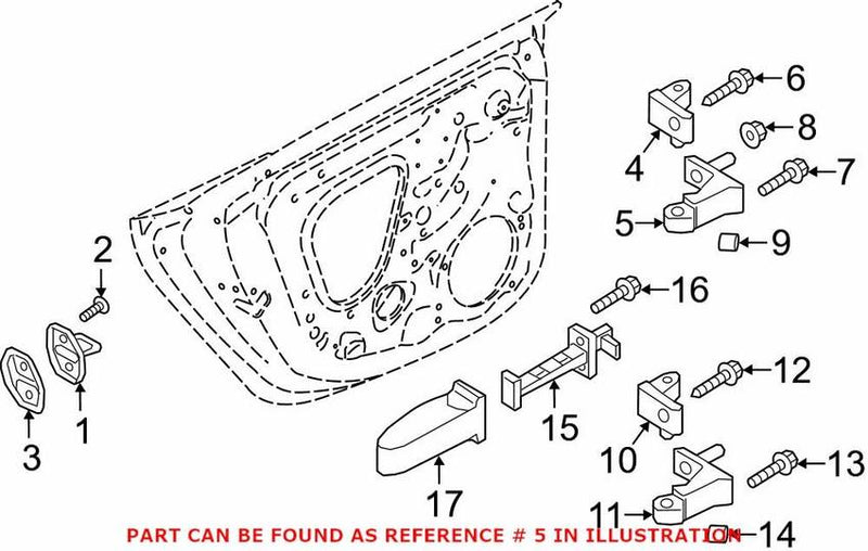 Genuine VW/Audi Door Hinge 80A831403A
