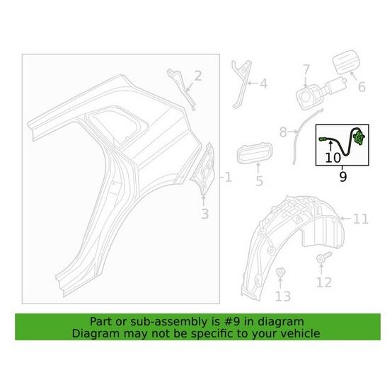 Genuine VW/Audi Door Latch Release Actuator 80A862153A – Genuine VW/Genuine VW/Audi