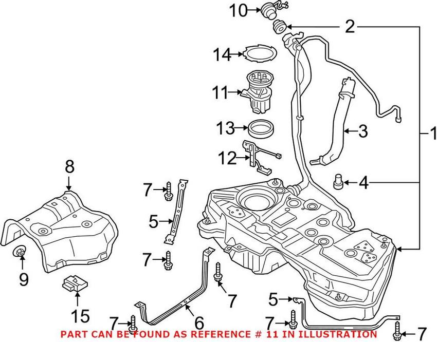 Genuine VW/Audi Electric Fuel Pump 80A919087A