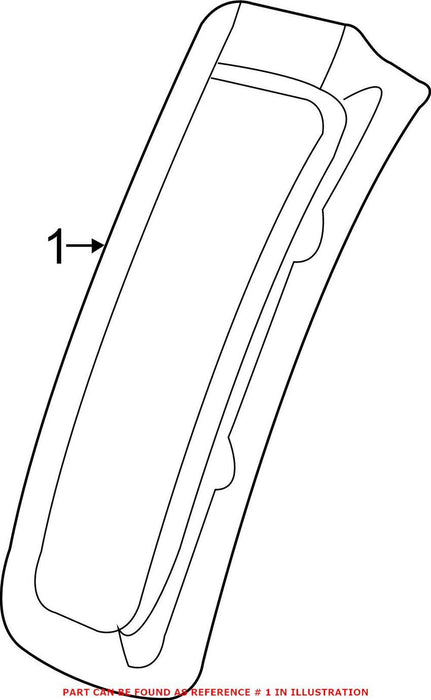 Genuine VW/Audi Side Marker Light – Front Passenger Side 80A945072A