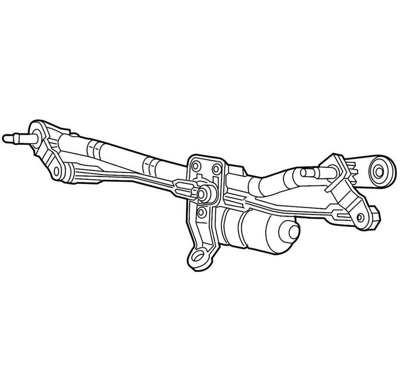Genuine VW/Audi Windshield Wiper Motor 80B955023A