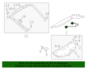 Genuine Porsche parts diagram