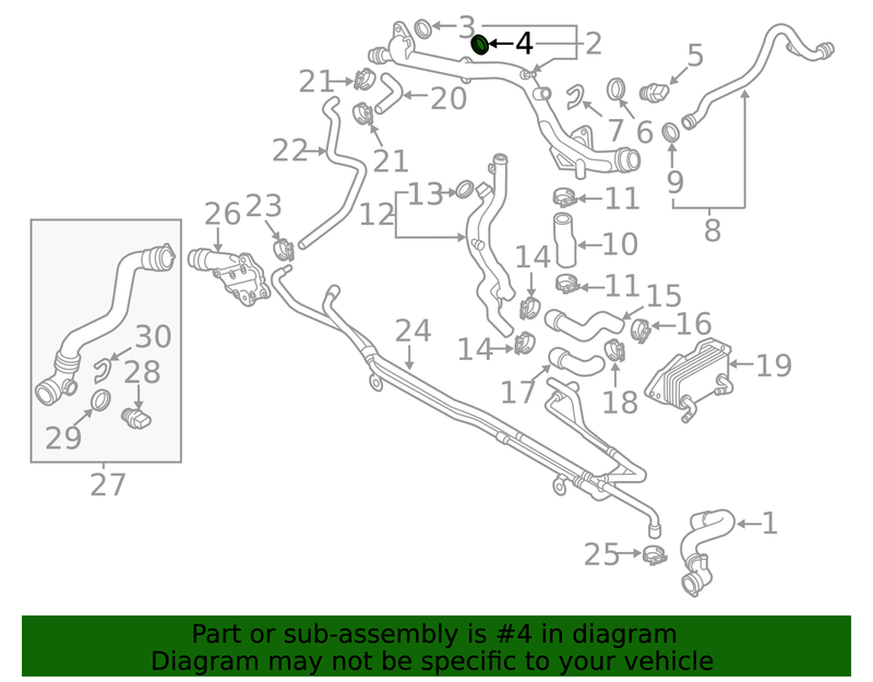 Genuine Porsche parts diagram