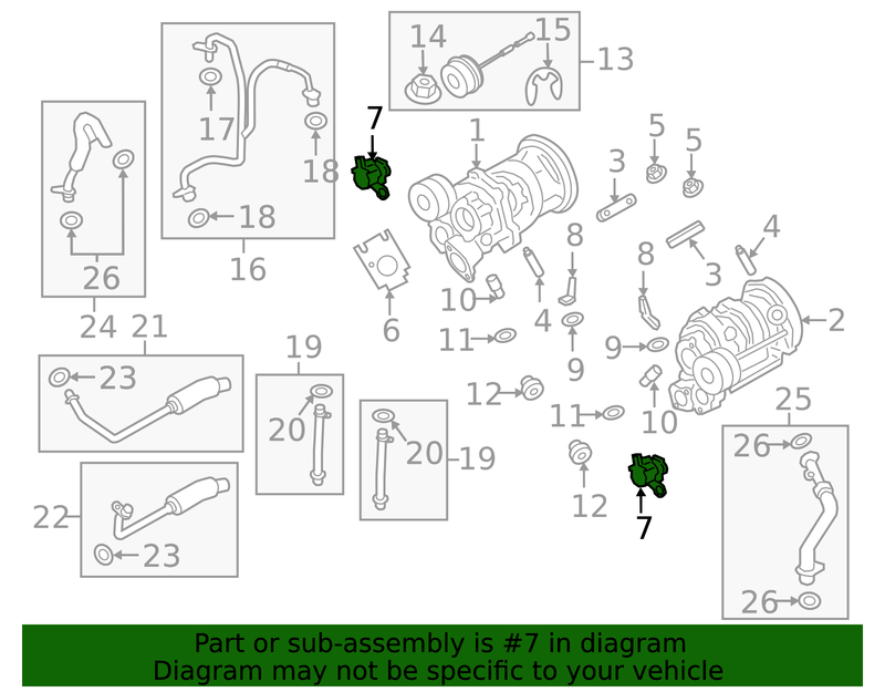 Genuine Porsche parts diagram