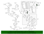 Genuine Porsche parts diagram