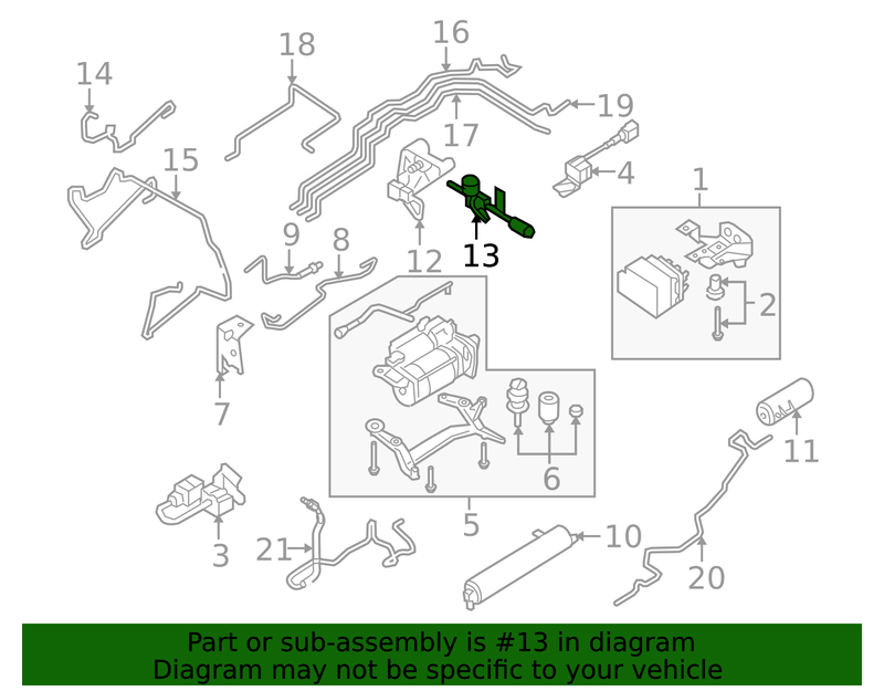 Genuine Porsche parts diagram