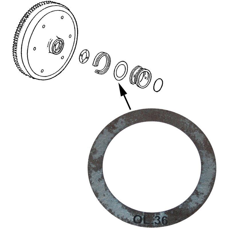 JP Crankshaft Thrust Washer 8110450502