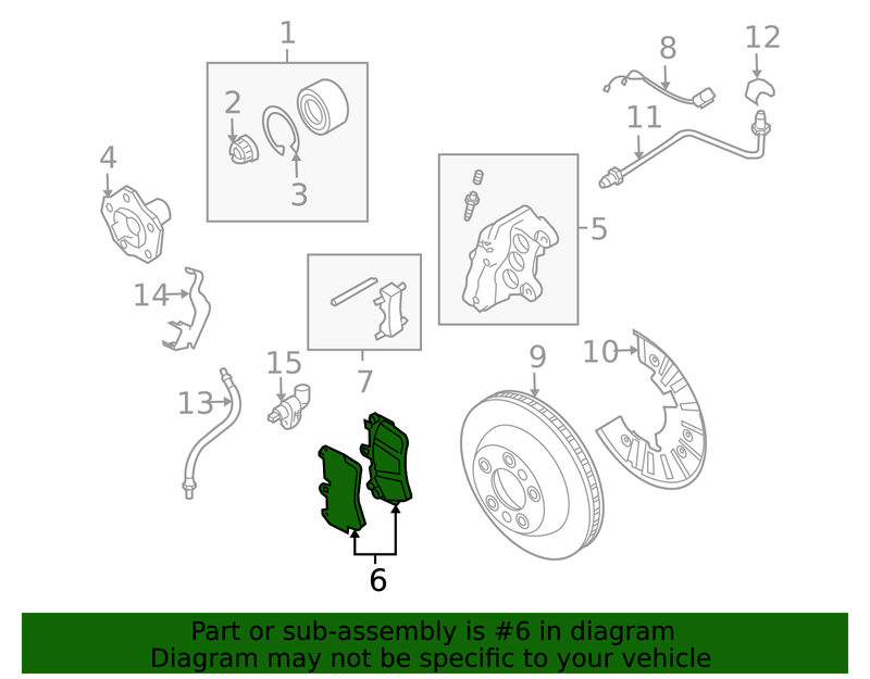 Genuine Porsche parts diagram