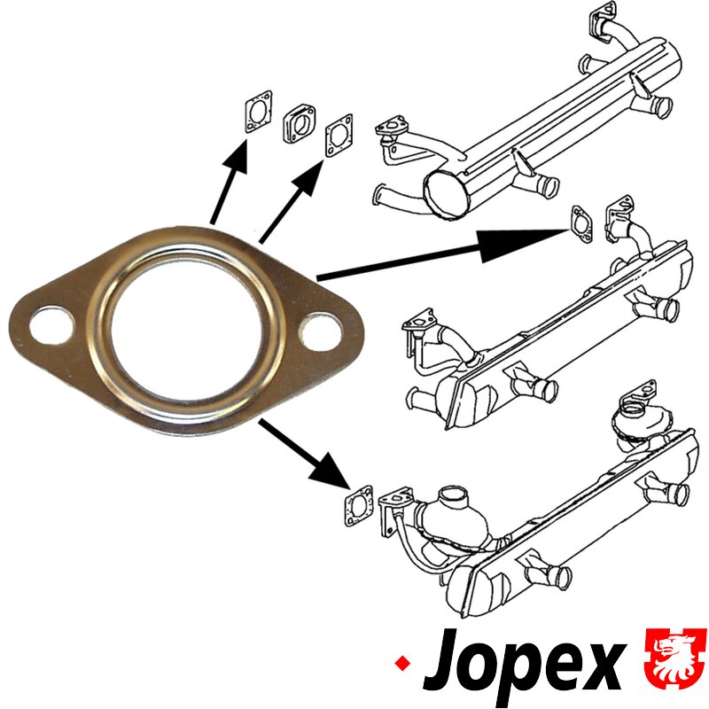 JOPEX Exhaust Manifold Gasket 8121100200