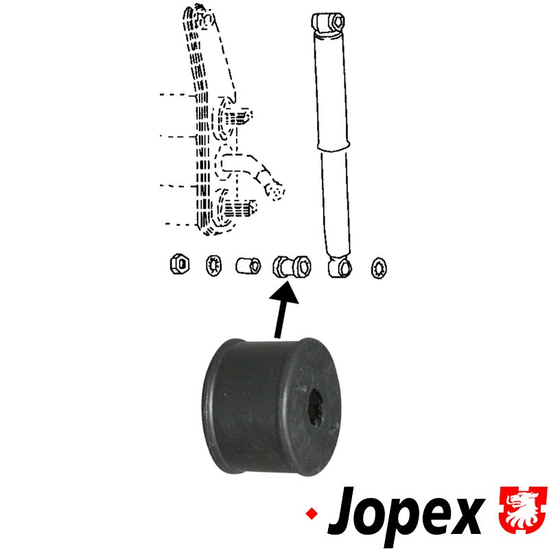 JOPEX Shock Absorber Bushing 8142150100