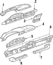 Genuine Porsche parts diagram