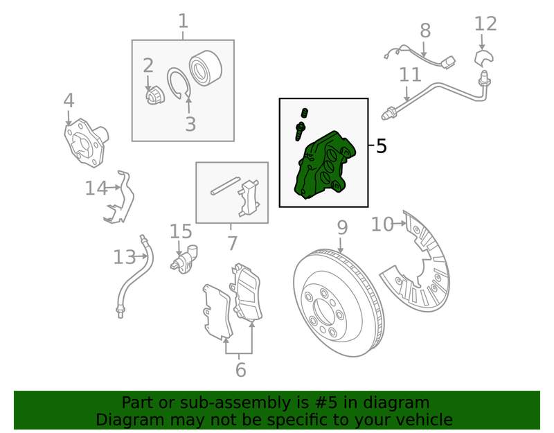 Genuine Porsche parts diagram