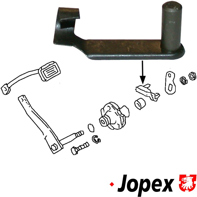 JOPEX Clutch Cable Clevis Pin 8170250406