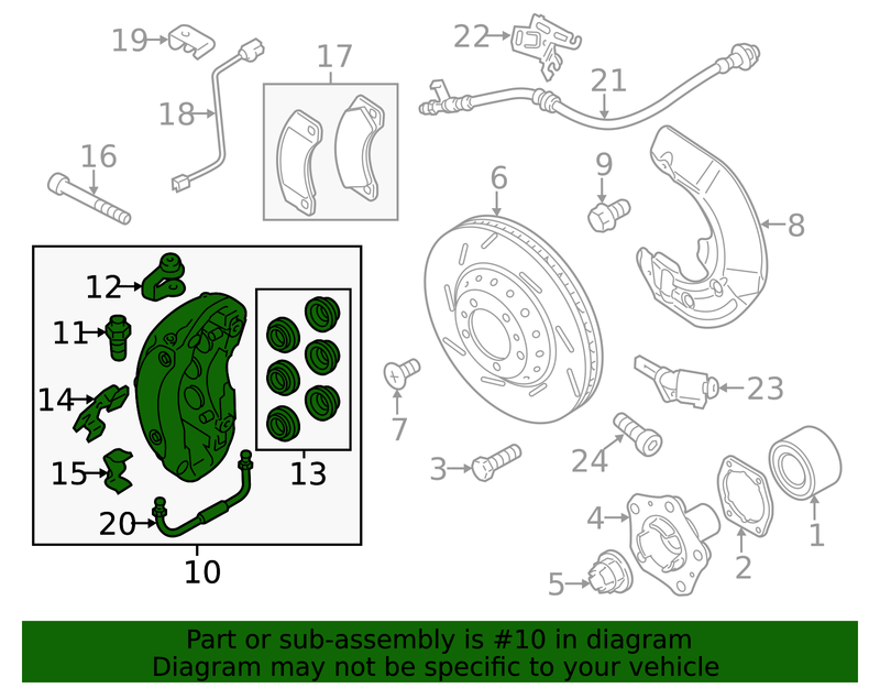 Part can be found as reference #10 in illustration
