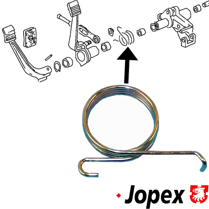JOPEX Brake Pedal Spring 8172150306