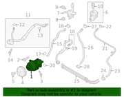 Genuine Porsche parts diagram