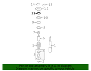 Genuine Porsche parts diagram