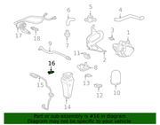 Genuine Porsche parts diagram