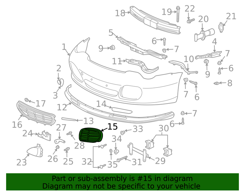 Genuine Porsche parts diagram