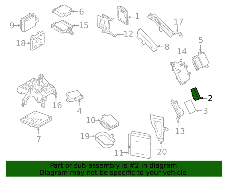 Part can be found as reference #2 in illustration