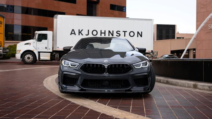 Vorsteiner VRS Aero Front Spoiler Carbon Fiber PP 2x2 Glossy For BMW F9x M8 - BMV8020
