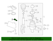 Genuine Porsche parts diagram