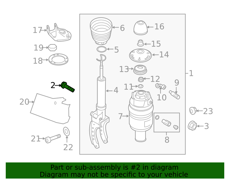 Genuine Porsche parts diagram