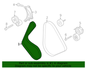 Genuine Porsche parts diagram