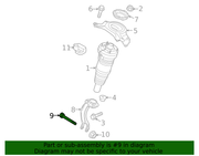 Genuine Porsche parts diagram