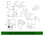 Genuine Porsche parts diagram