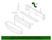 Genuine Porsche parts diagram