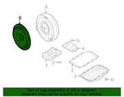 Genuine Porsche parts diagram