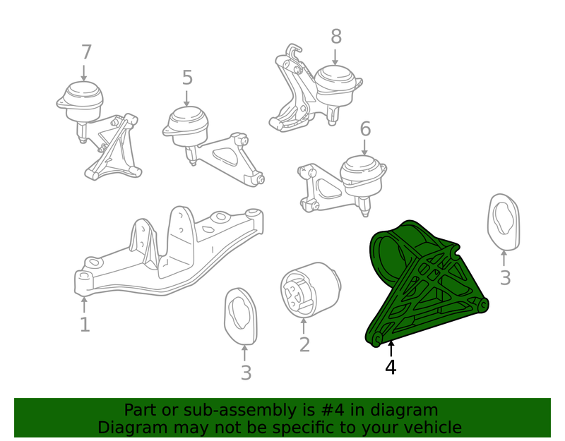 Genuine Porsche parts diagram