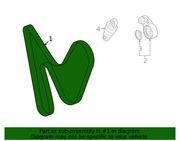 Genuine Porsche parts diagram
