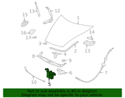 Genuine Porsche parts diagram