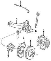 Genuine Porsche parts diagram