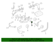 Genuine Porsche parts diagram
