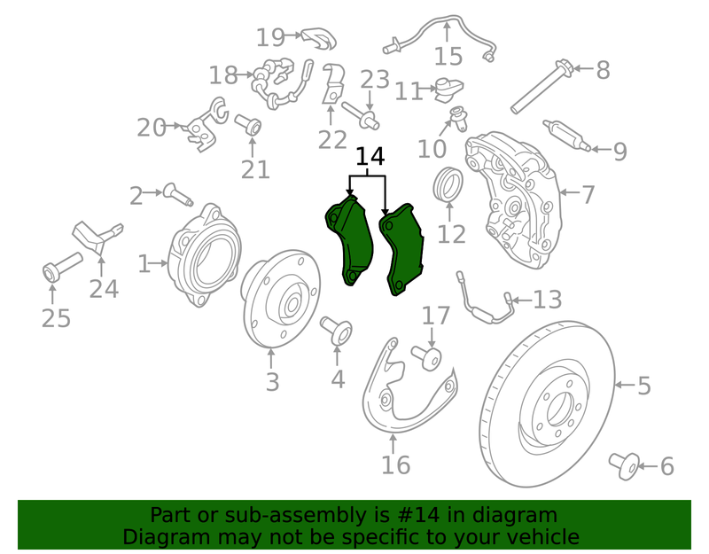 Genuine Porsche parts diagram