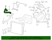 Genuine Porsche parts diagram