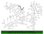 Genuine Porsche parts diagram