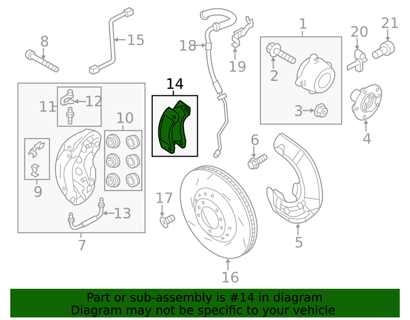 Genuine Porsche parts diagram